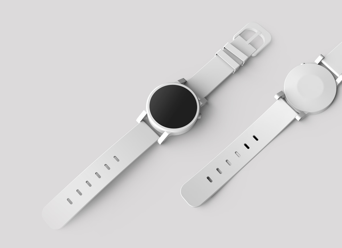 Smartwatch on a white background